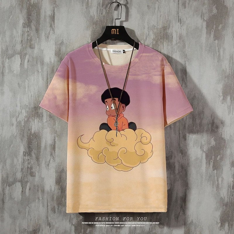 Men's Fashion Print Casual Short Sleeve T-Shirt