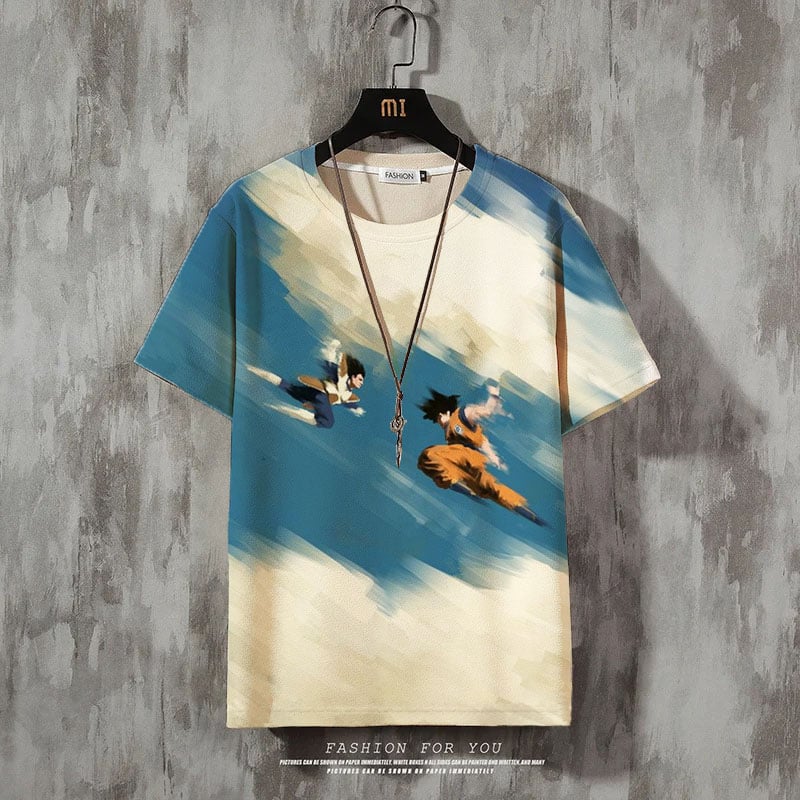 Men's Fashion Print Casual Short Sleeve T-Shirt