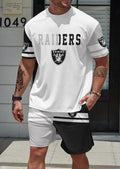 Las Vegas Raiders  Limited Edition Top And Shorts Two-Piece Suits