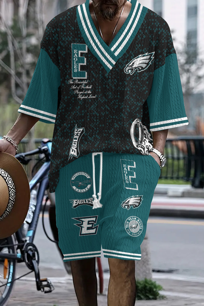 Philadelphia Eagles Limited Edition Top And Shorts Two-Piece Suits