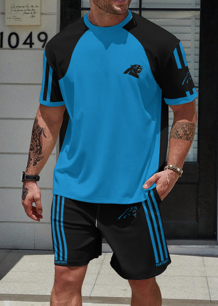 Carolina Panthers Limited Edition Top And Shorts Two-Piece Suits