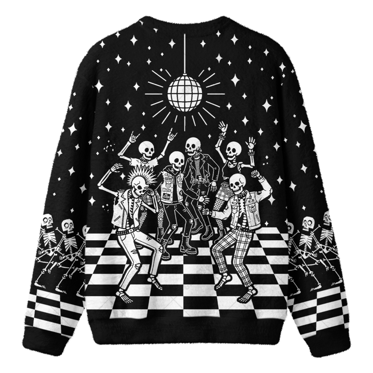 DISCO SKELETON KNIT SWEATSHIRT — image 2