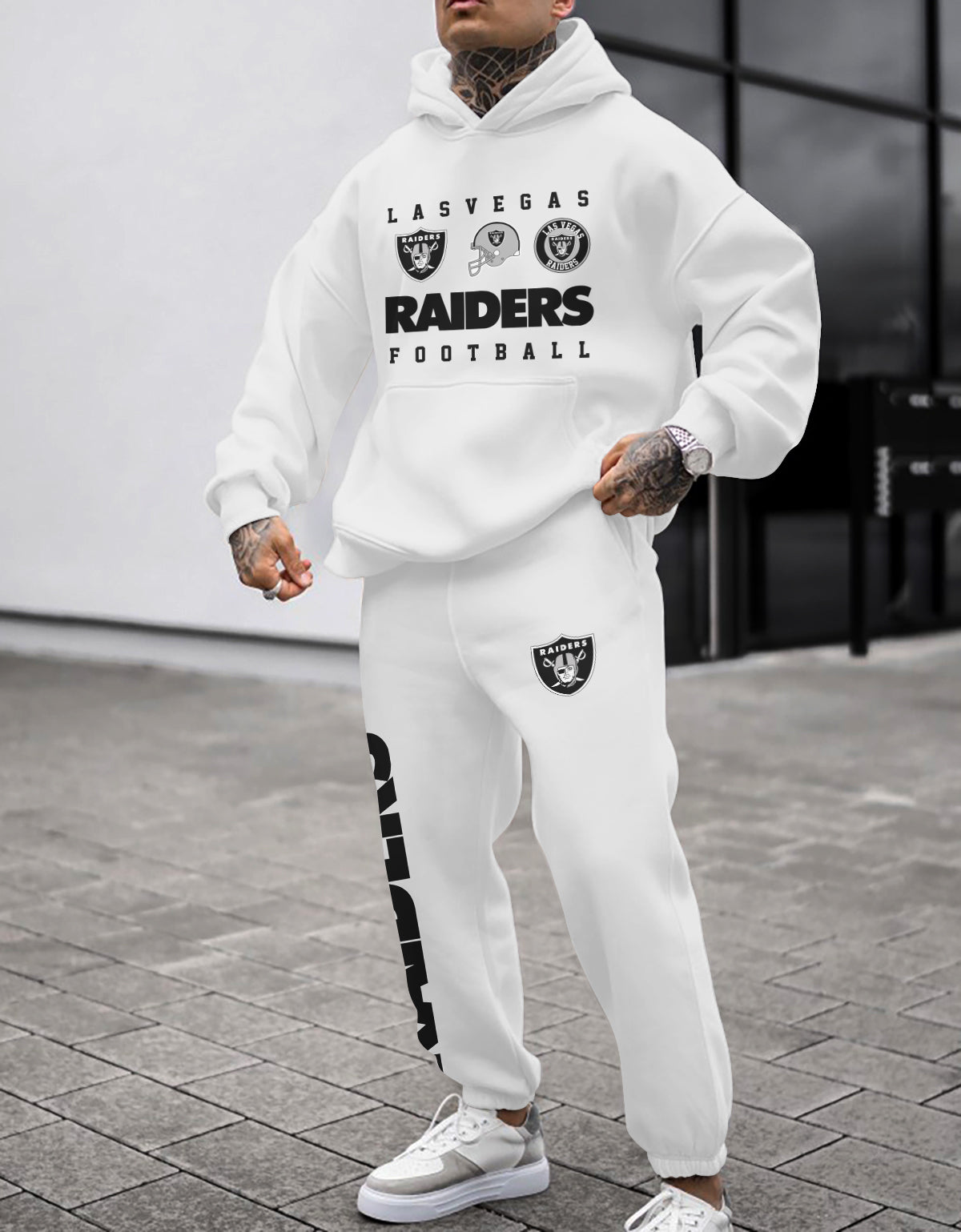 Las Vegas Raiders 3D Printed Pullover Hoodie And Sweatpant 2pcs Tracksuits