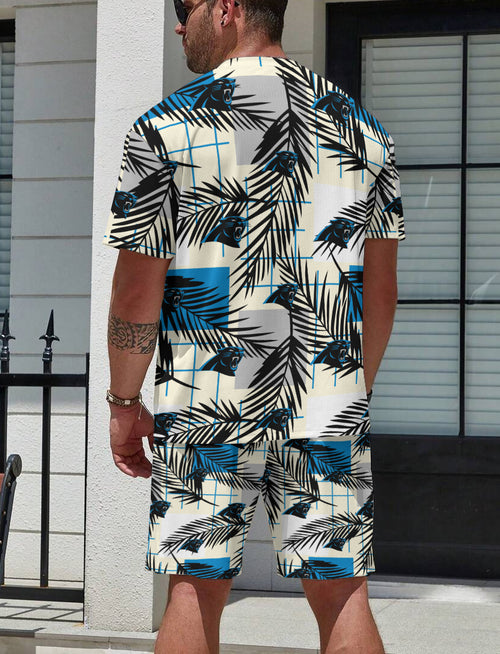 Carolina Panthers Limited Edition Top And Shorts Two-Piece Suits