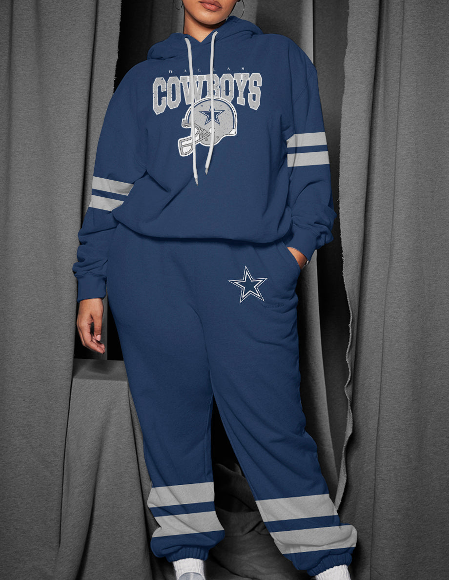 Dallas Cowboys 3D Printed Pullover Hoodie And Sweatpant 2pcs Tracksuits