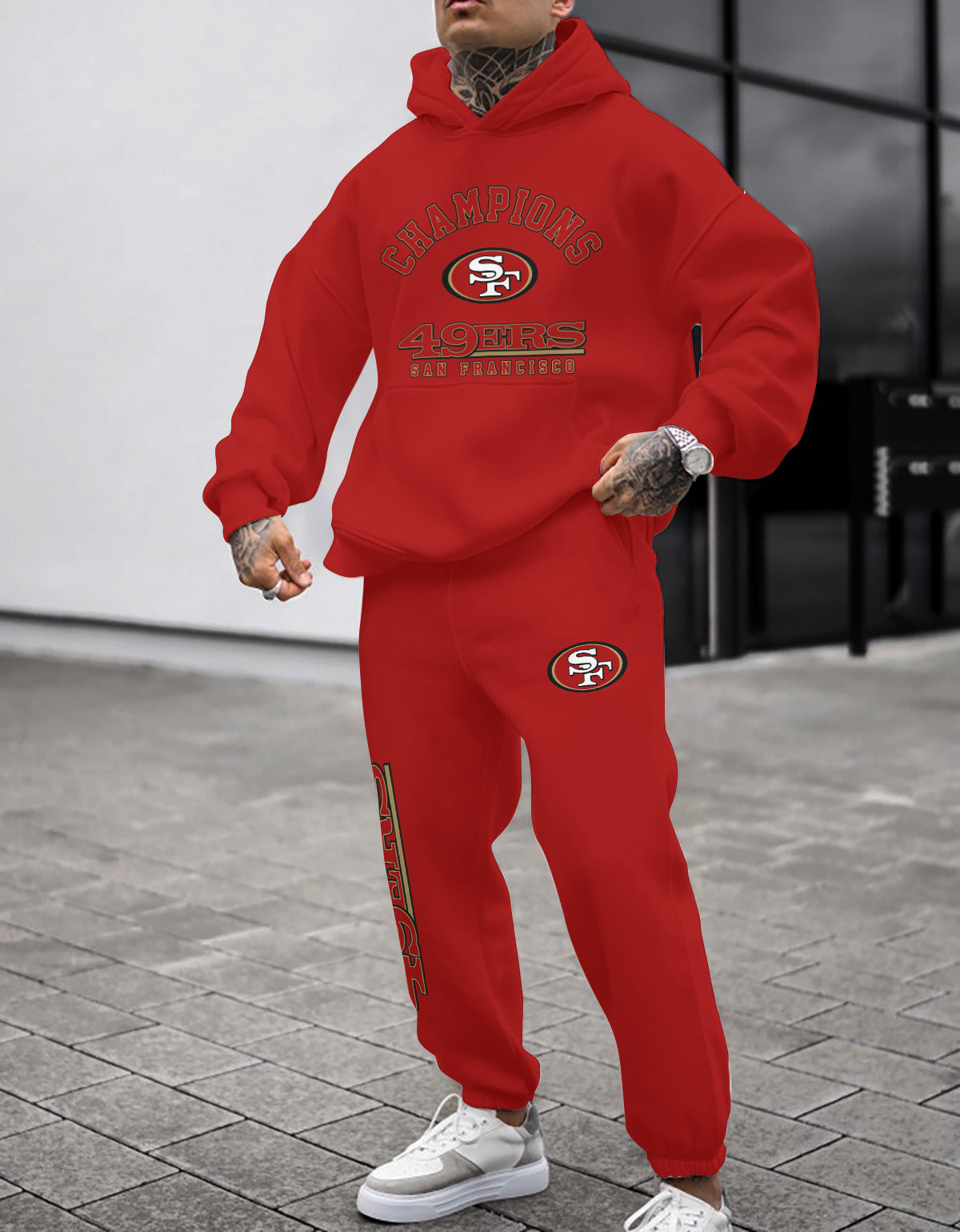 San Francisco 49ers 3D Printed Pullover Hoodie And Sweatpant 2pcs Tracksuits