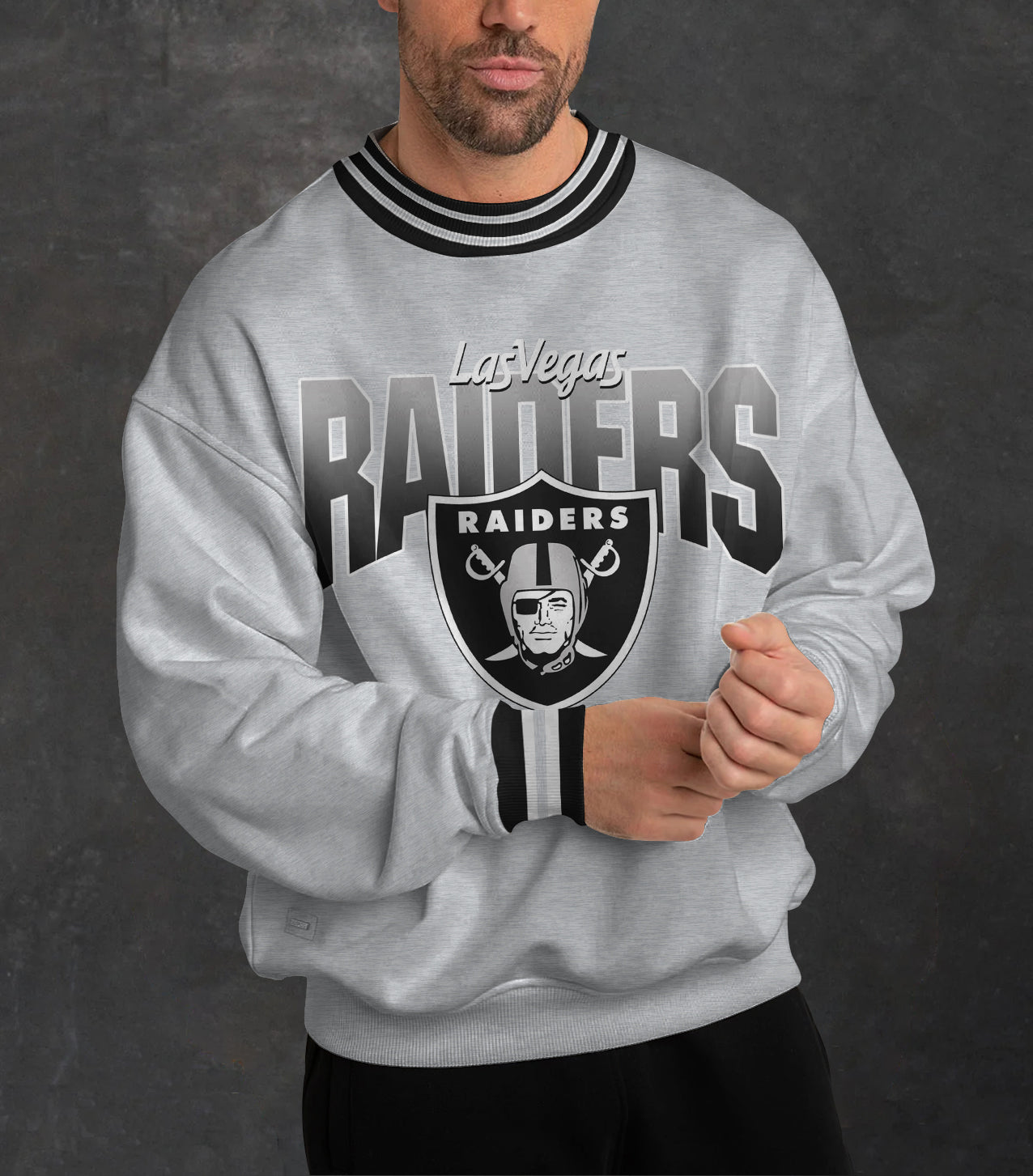Las Vegas Raiders 3D Limited Edition Crew Neck sweatshirt