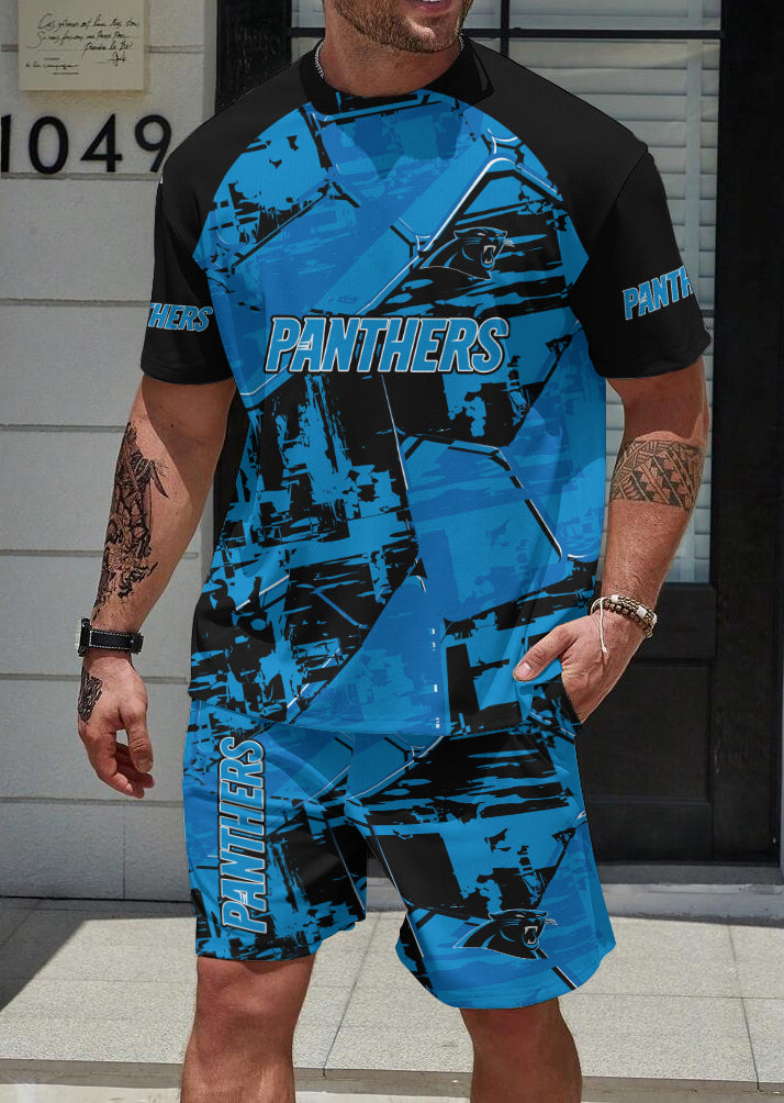 Carolina Panthers Limited Edition Top And Shorts Two-Piece Suits