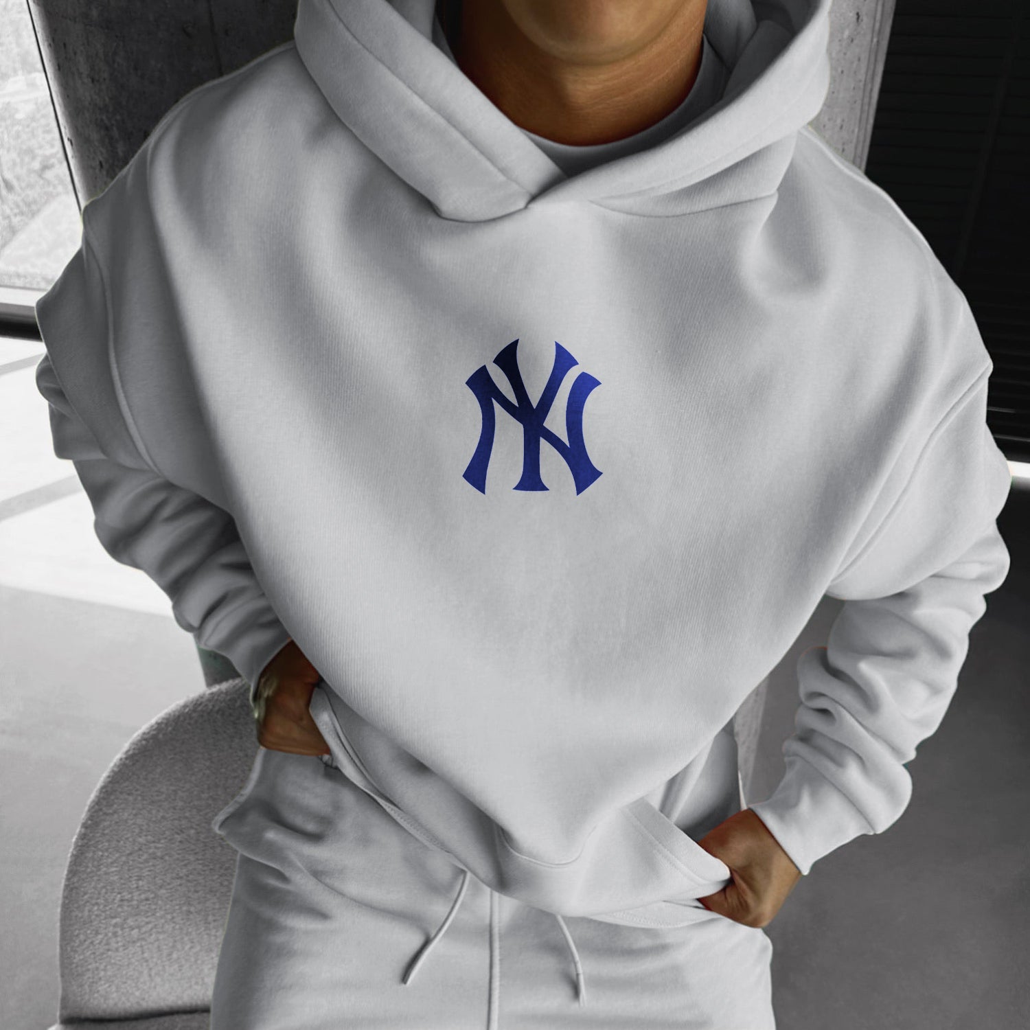 Casual Baseball Lettering Universal Hoodie