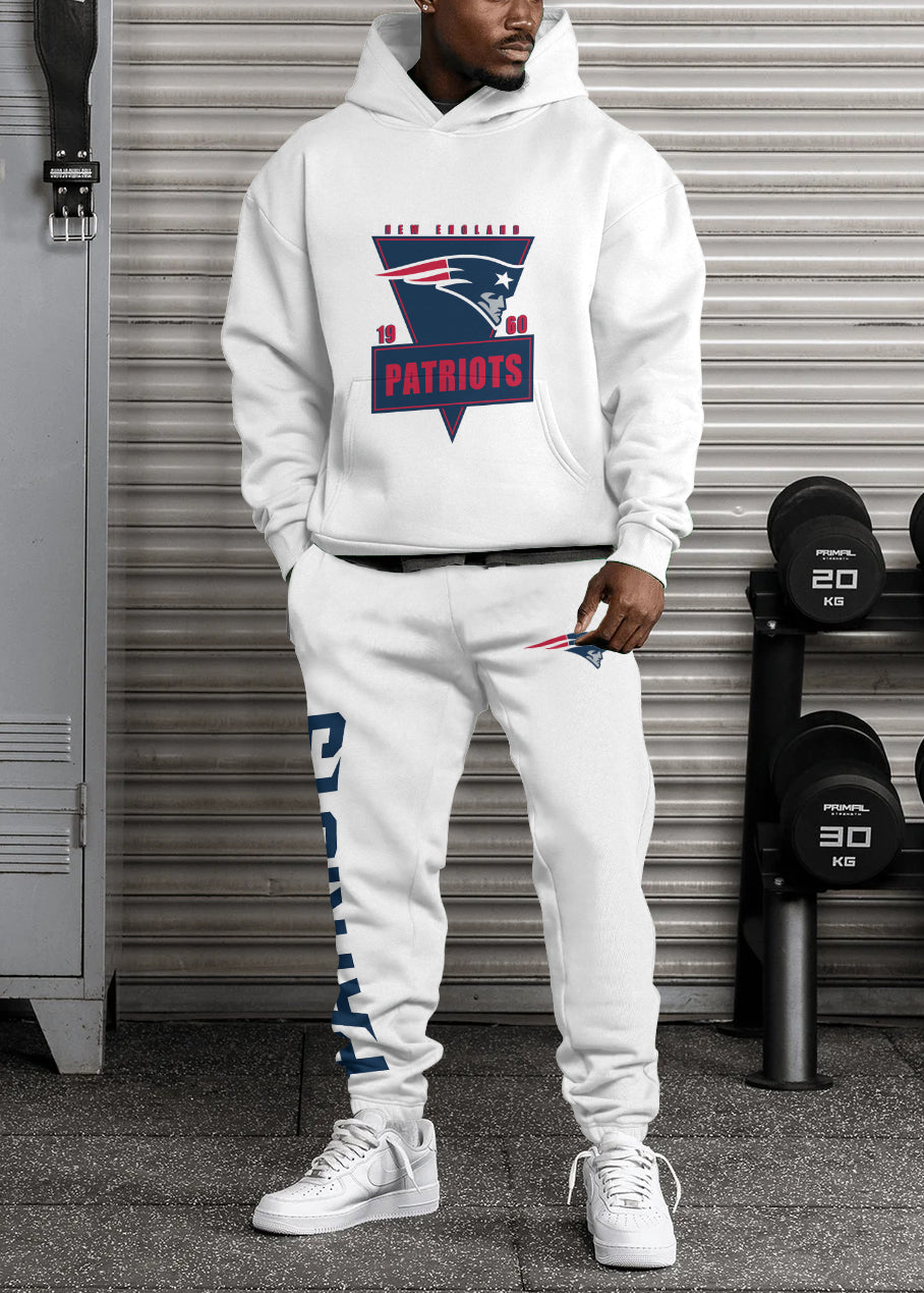 New England Patriots  3D Printed Pullover Hoodie And Sweatpant 2pcs Tracksuits
