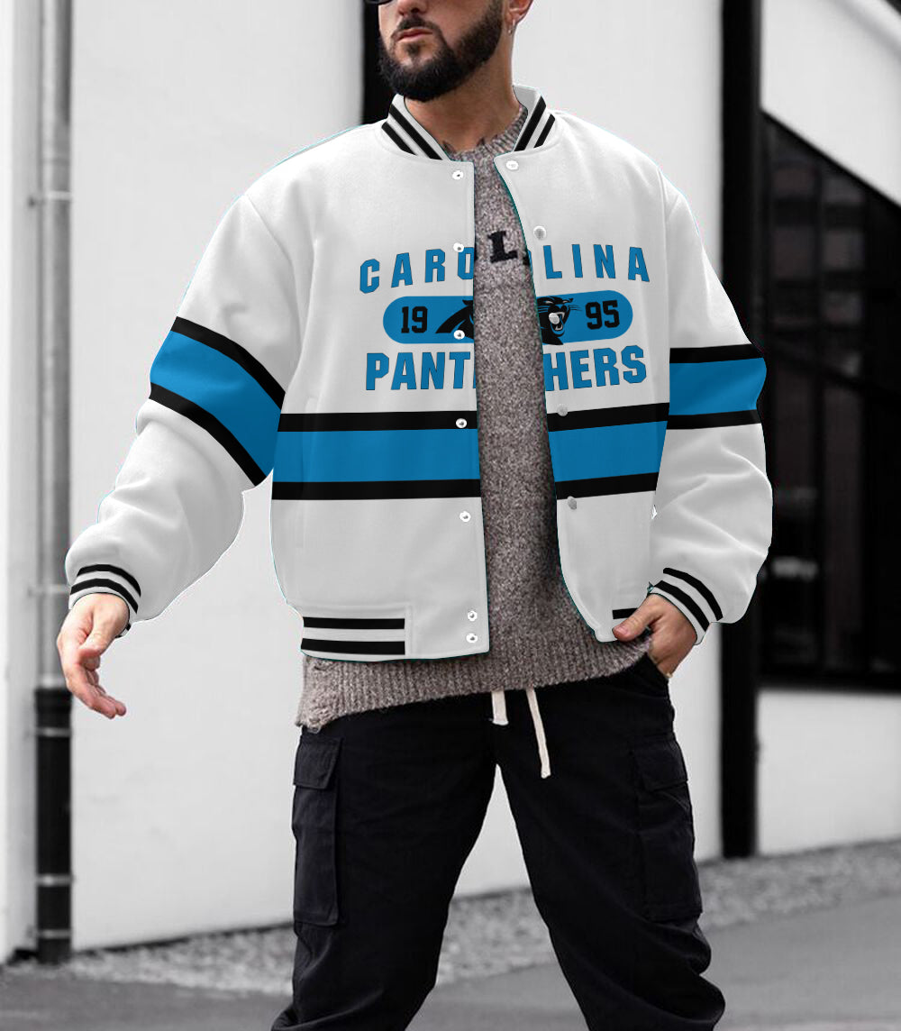 Carolina Panthers  Men's Limited Edition Full-Snap Casual Jacket
