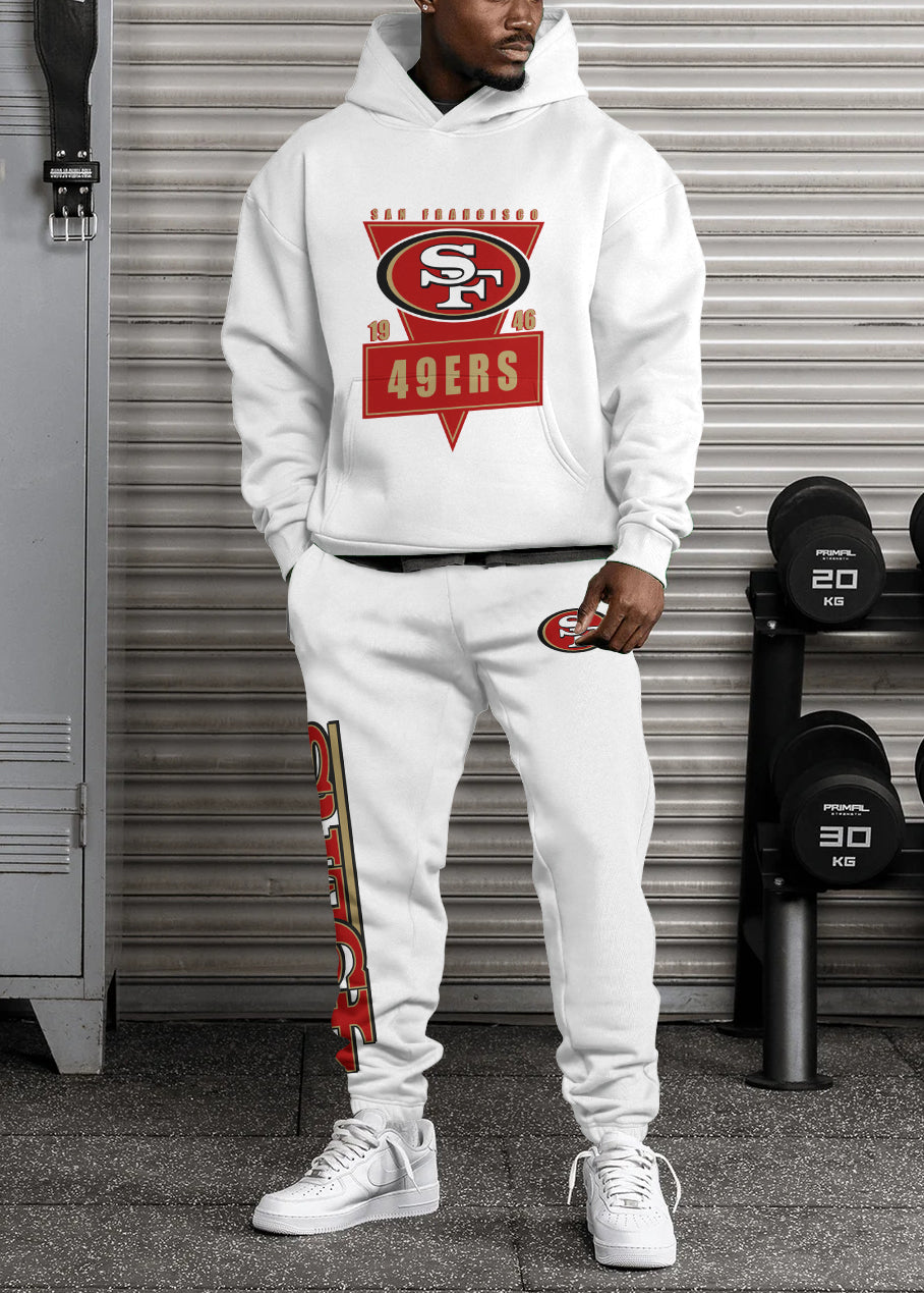 San Francisco 49ers 3D Printed Pullover Hoodie And Sweatpant 2pcs Tracksuits