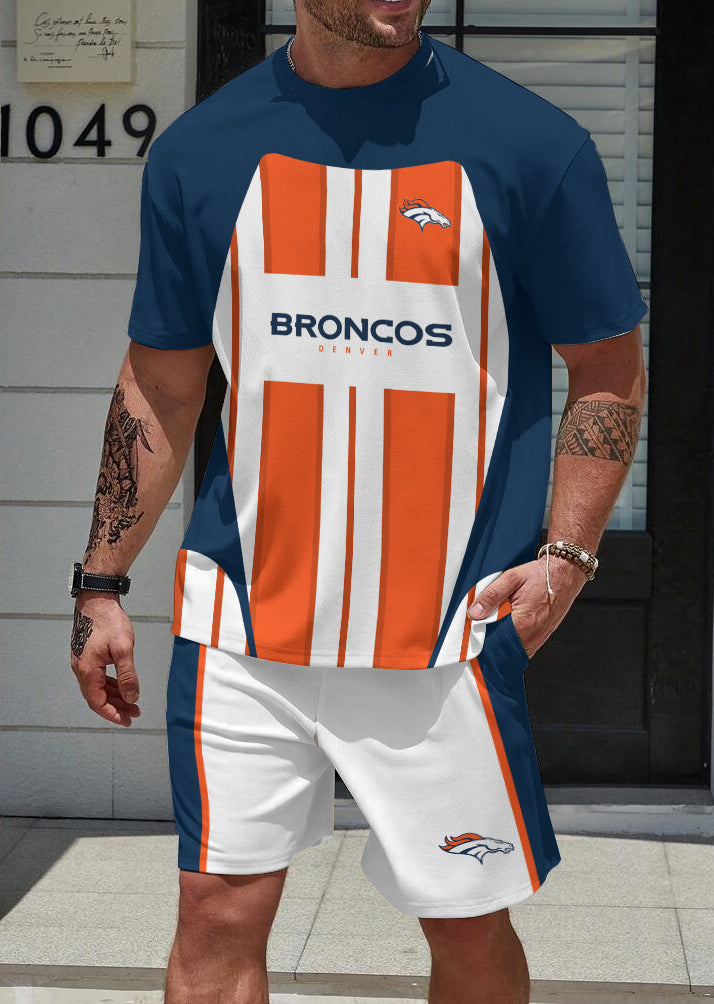 Denver Broncos  Limited Edition Top And Shorts Two-Piece Suits
