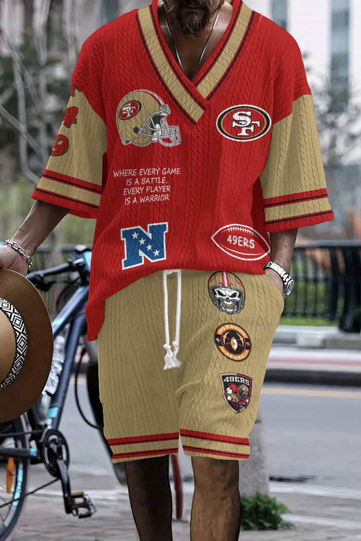 San Francisco 49ers
 Limited Edition Top And Shorts Two-Piece Suits
