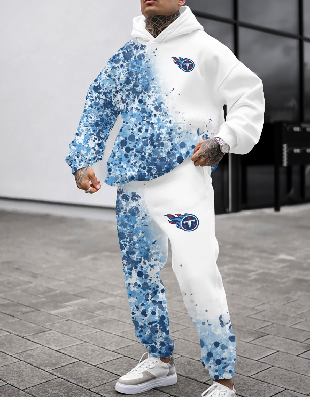 Tennessee Titans 3D Printed Pullover Hoodie And Sweatpant 2pcs Tracksuits