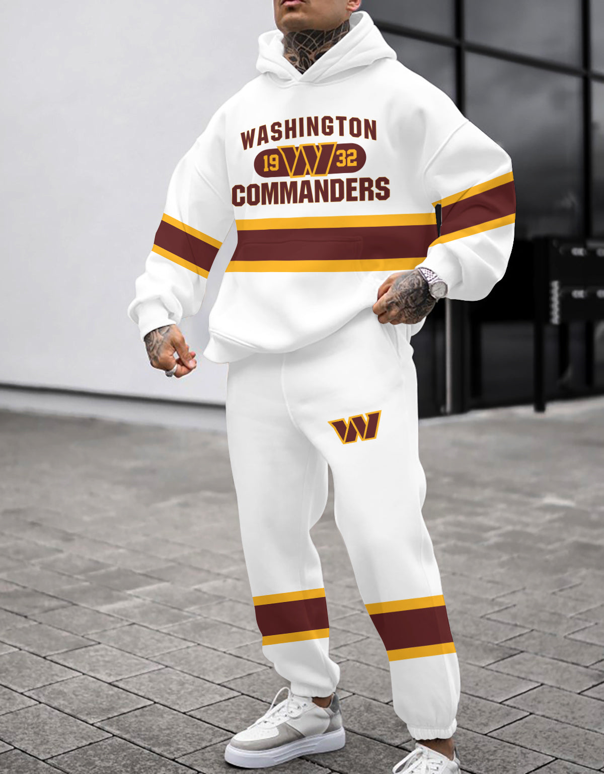 Washington Commanders 3D Printed Pullover Hoodie And Sweatpant 2pcs Tracksuits