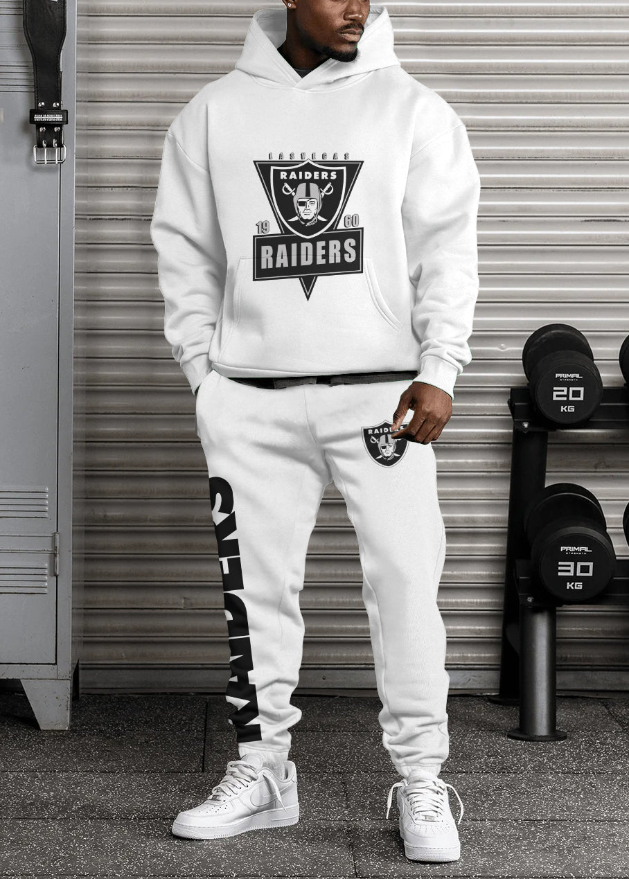 Las Vegas Raiders 3D Printed Pullover Hoodie And Sweatpant 2pcs Tracksuits