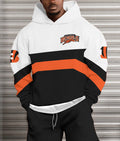 Cincinnati Bengals Printed Hooded Pocket Pullover Hoodie