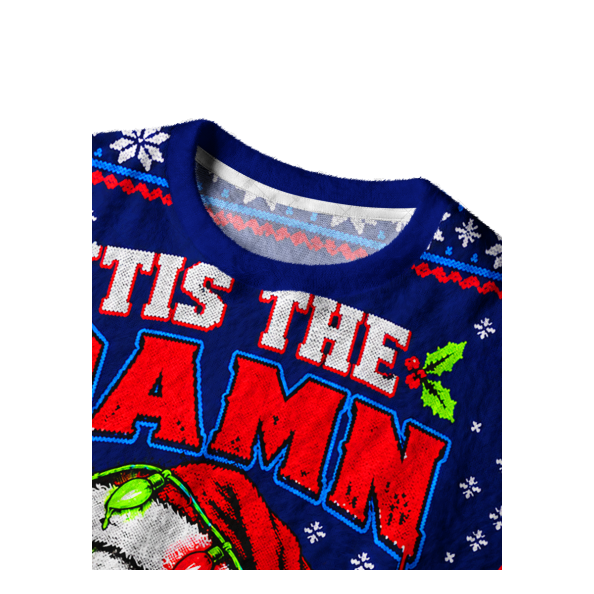 DAMN SEASON UGLY CHRISTMAS SWEATSHIRT — image 3