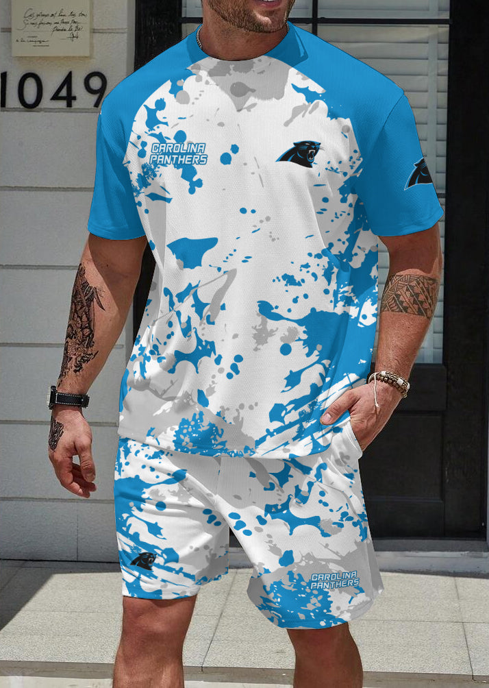 Carolina Panthers Limited Edition Top And Shorts Two-Piece Suits