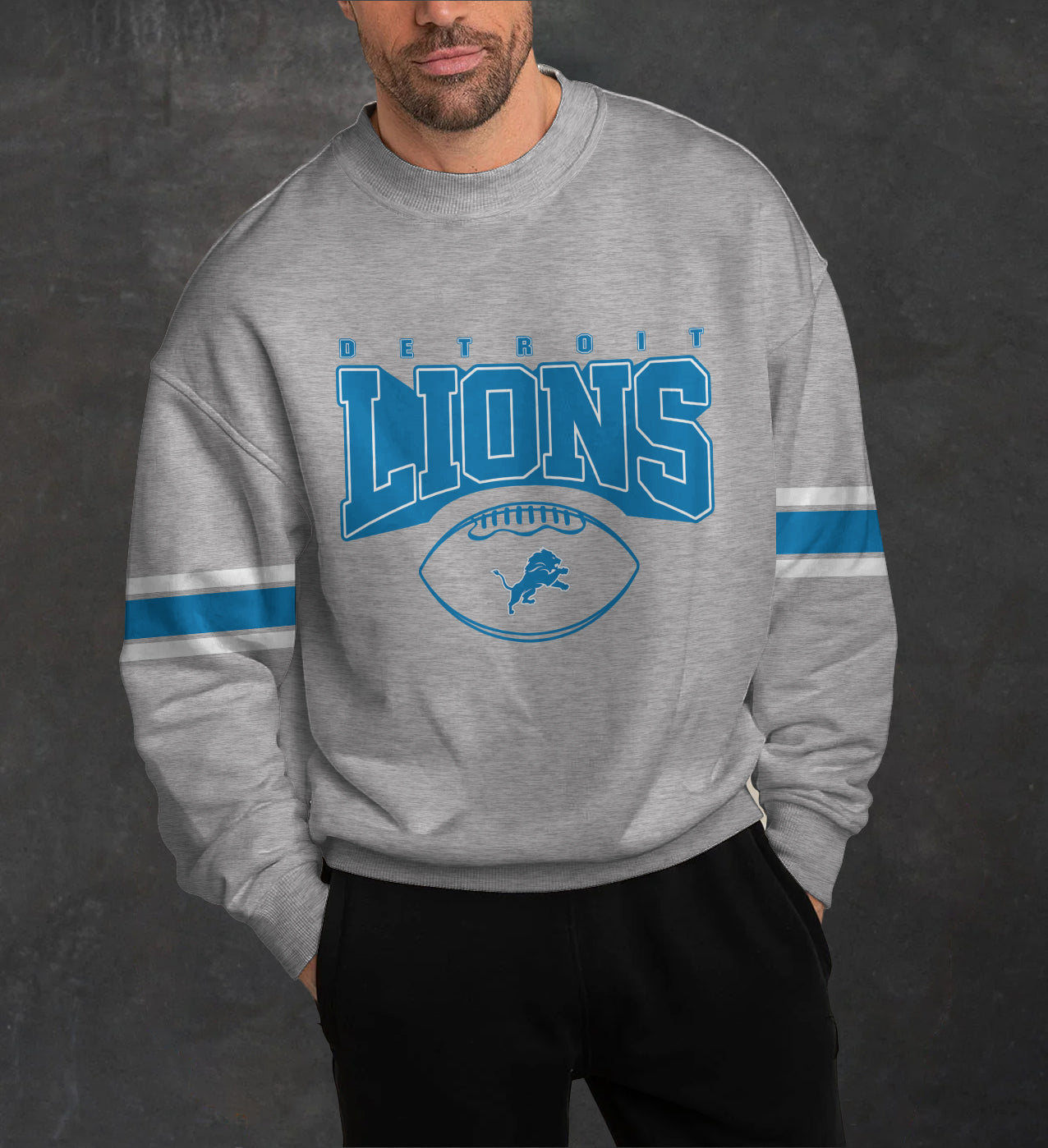 Detroit Lions 3D Limited Edition Crew Neck sweatshirt