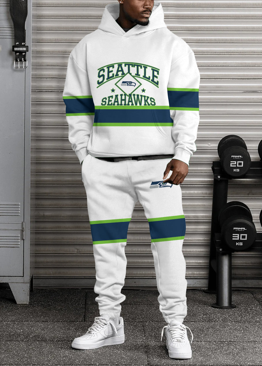 Seattle Seahawks 3D Printed Pullover Hoodie And Sweatpant 2pcs Tracksuits