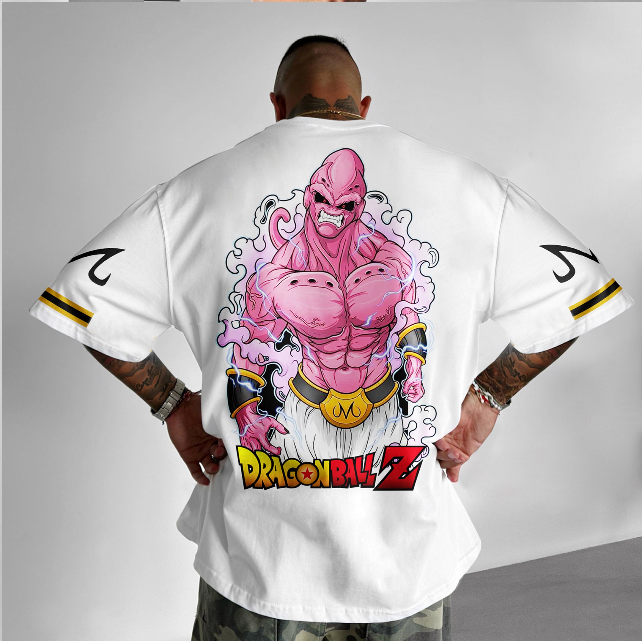 Oversize Dragon Ball Majin Buu Print Tee