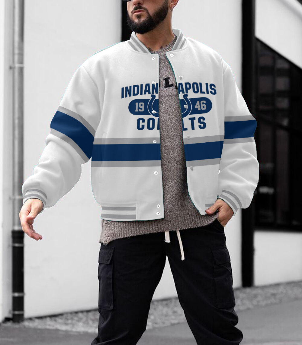 Indianapolis Colts Men's Limited Edition Full-Snap Casual Jacket