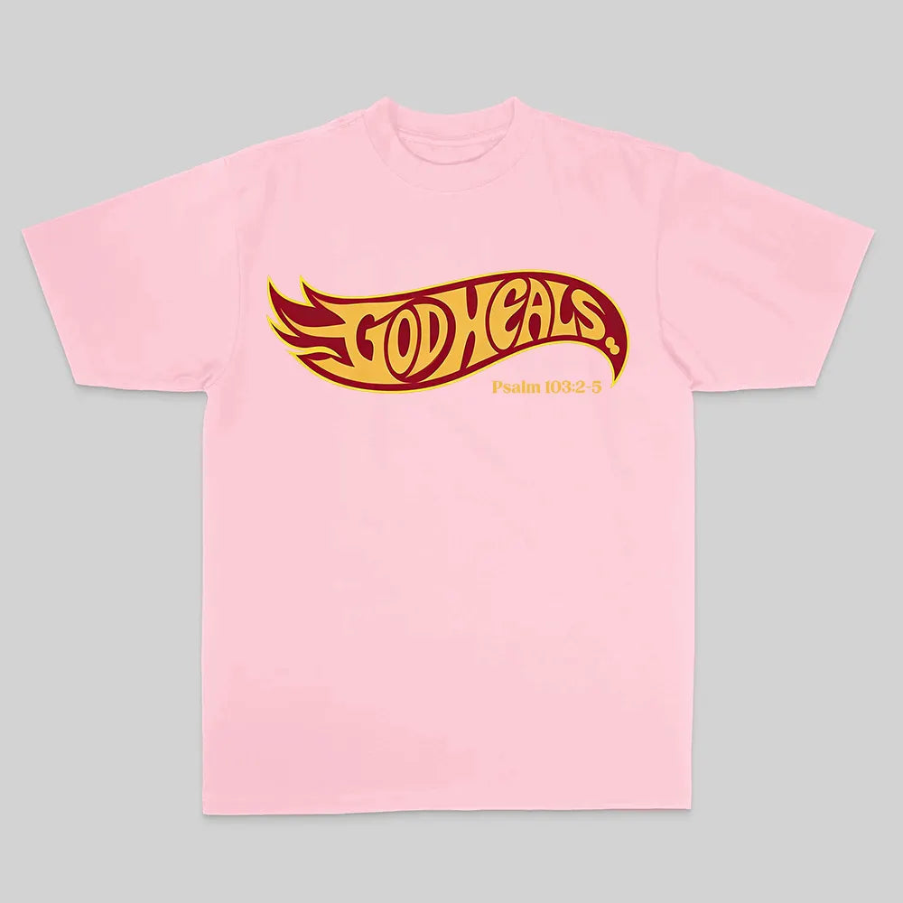 God Heals Psalm 103:2-5 Printed Men's T-shirt