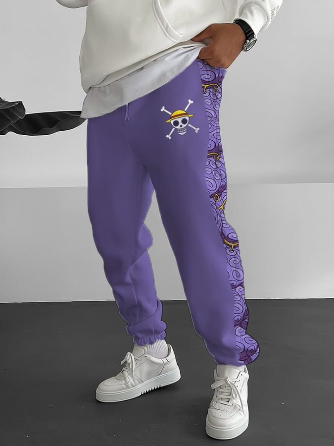 Men's Fashion   Tight Waist Tie-Up Trousers