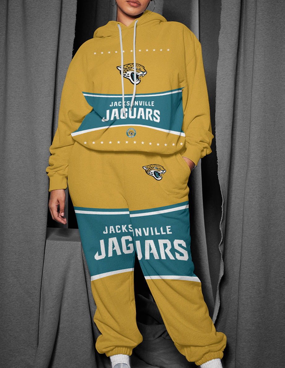Jacksonville Jaguars 3D Printed Pullover Hoodie And Sweatpant 2pcs Tracksuits