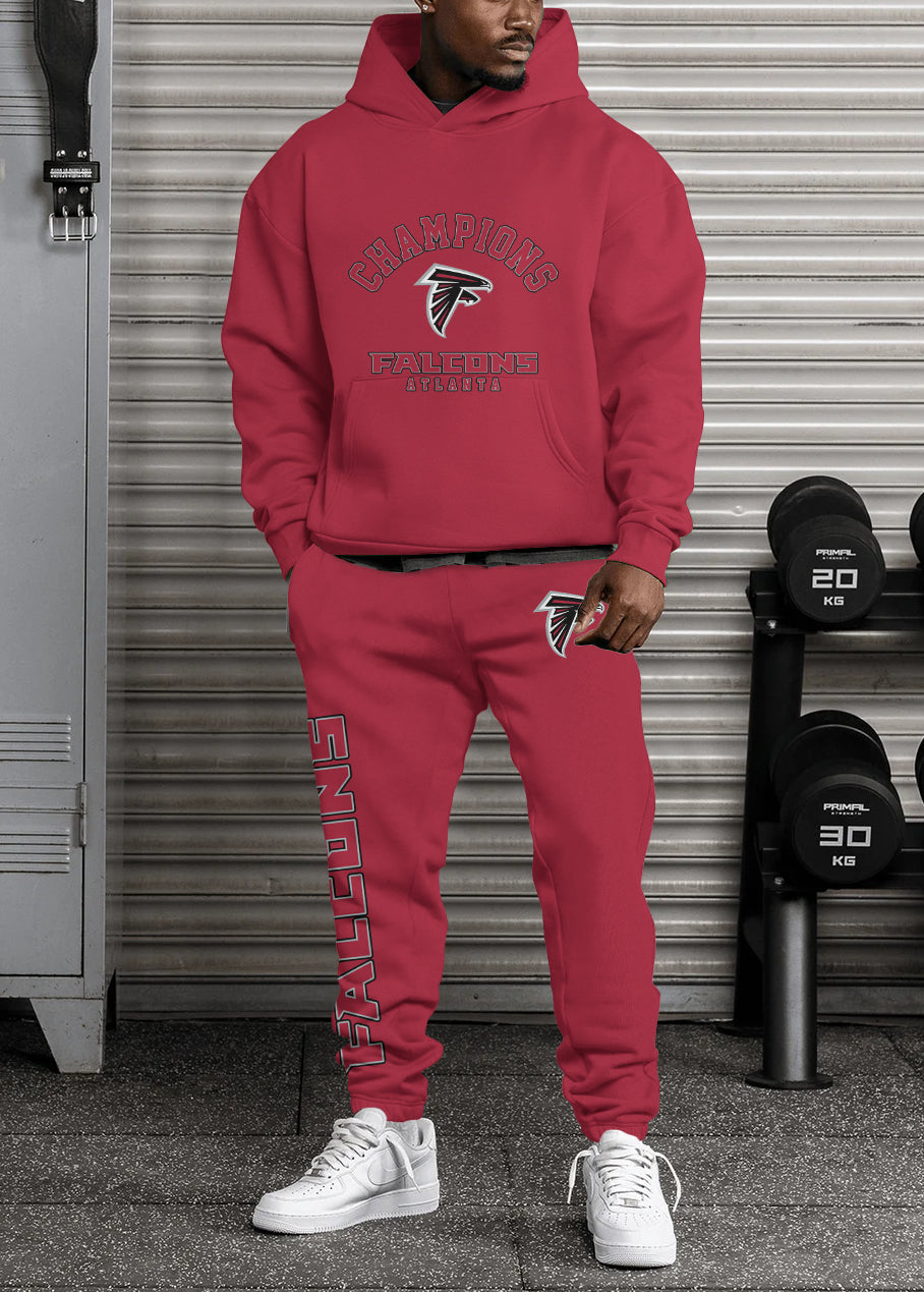 Atlanta Falcons 3D Printed Pullover Hoodie And Sweatpant 2pcs Tracksuits