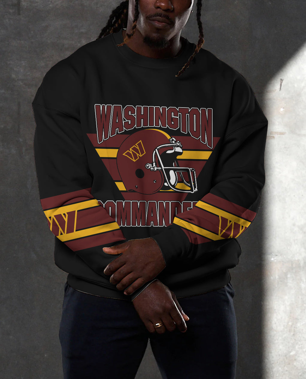 Washington Commanders 3D Limited Edition Crew Neck sweatshirt