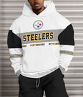Pittsburgh Steelers  Printed Hooded Pocket Pullover Hoodie