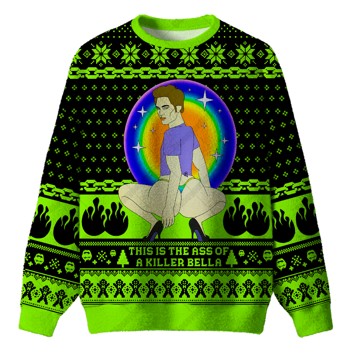KILLER BELLA UGLY CHRISTMAS SWEATSHIRT — image 1