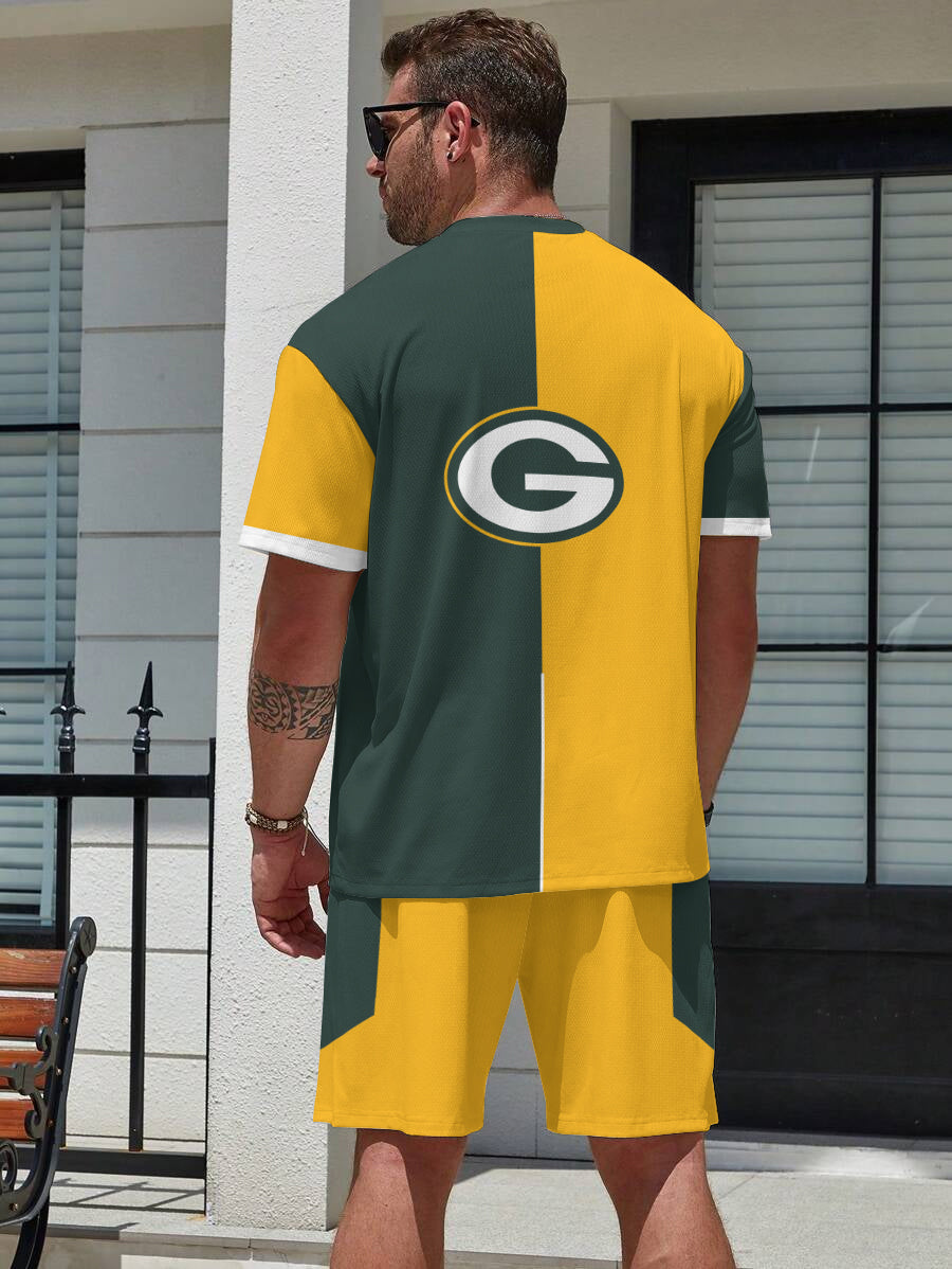 Green Bay Packers  Limited Edition Top And Shorts Two-Piece Suits