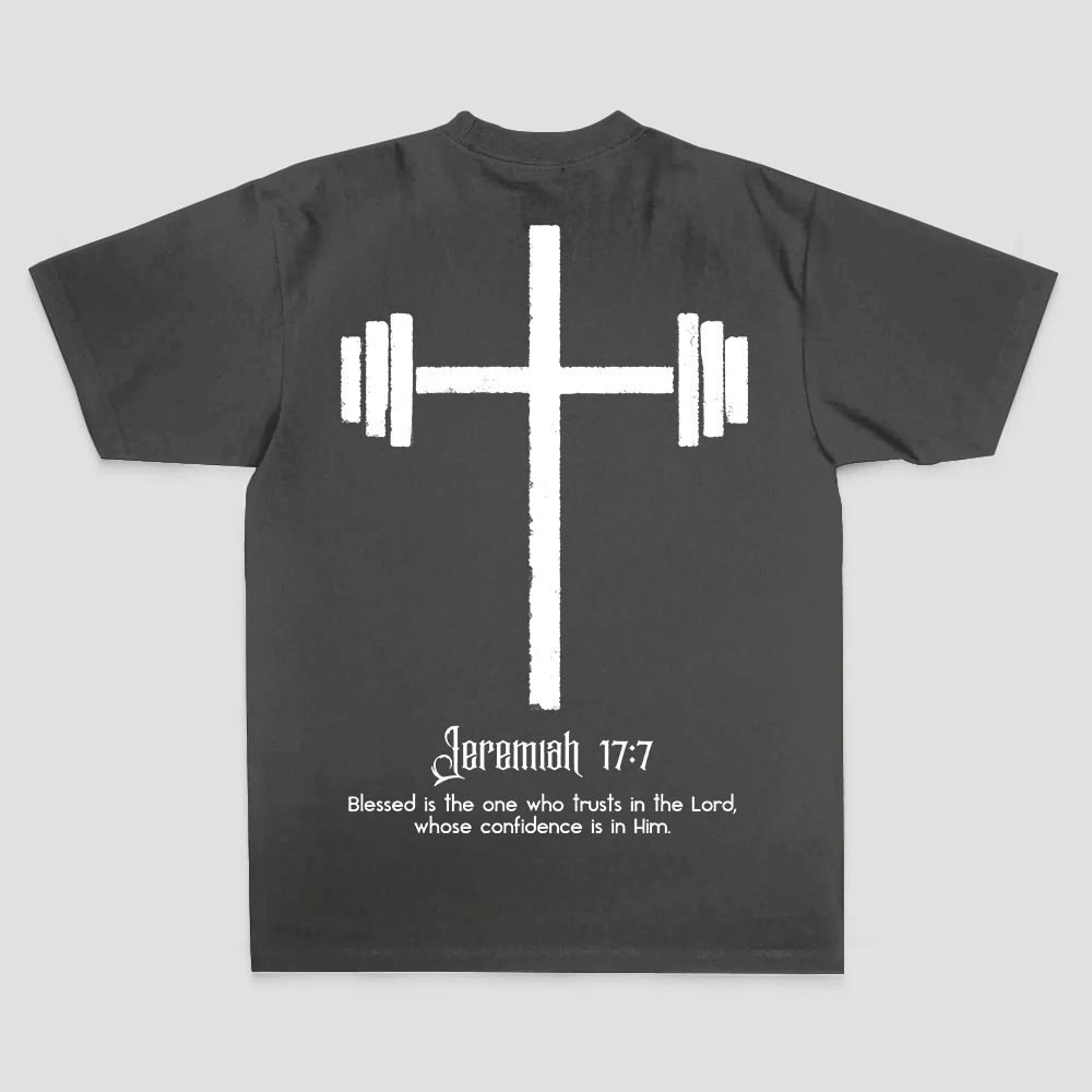 Jeremiah 17:7 Blessed Is The One Who Trusts In The Lord Printed Men's T-shirt