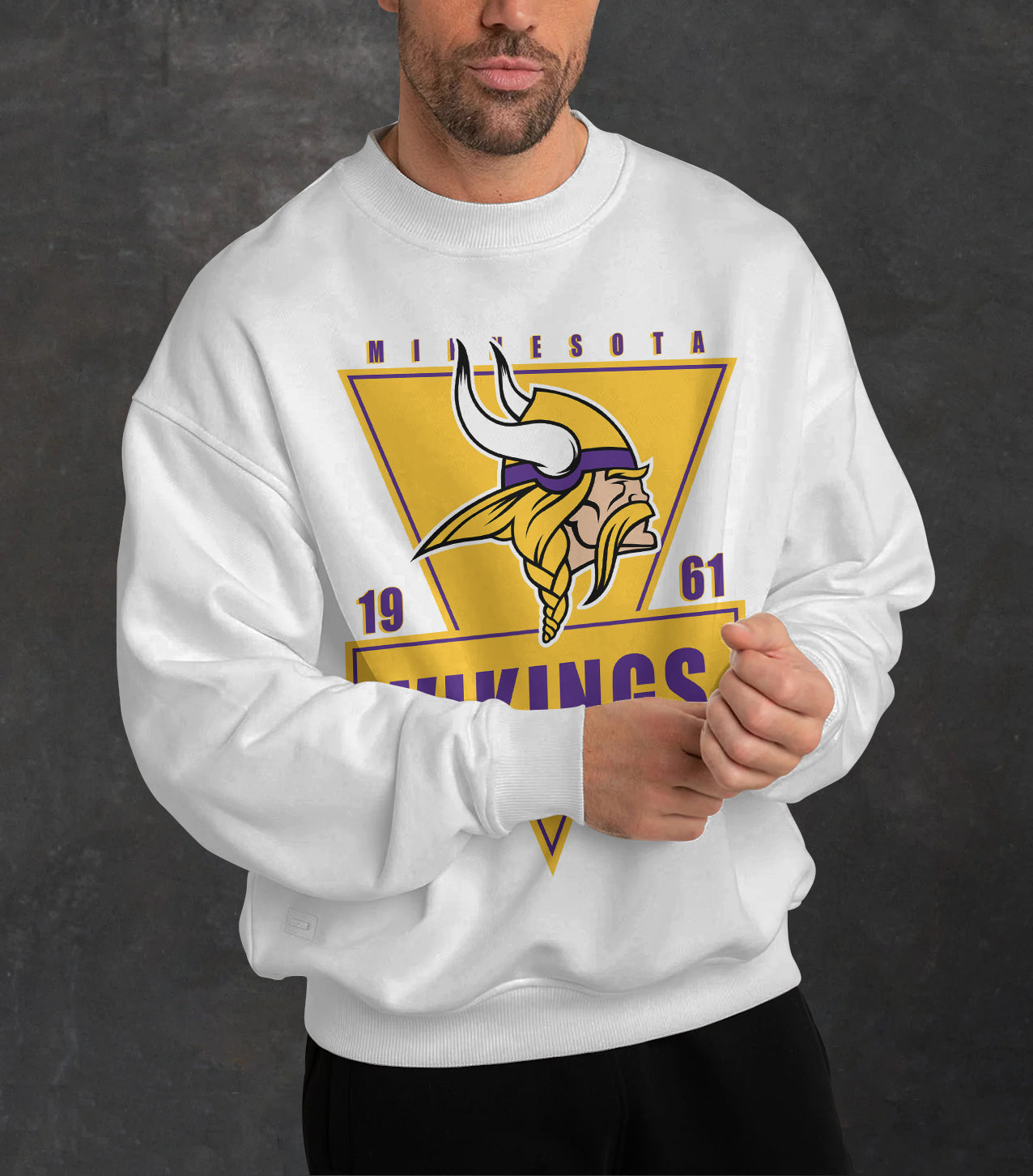 Minnesota Vikings 3D Limited Edition Crew Neck sweatshirt