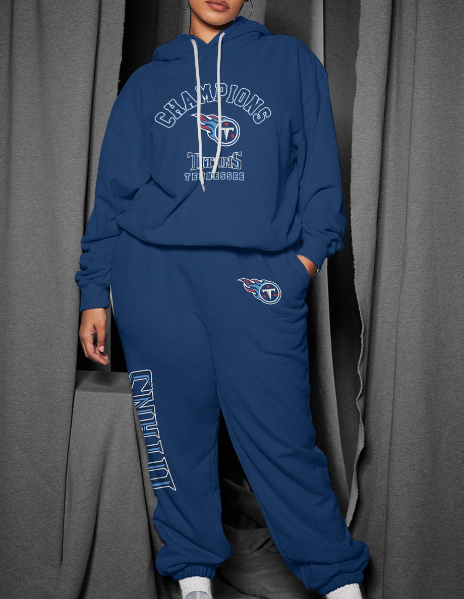 Tennessee Titans 3D Printed Pullover Hoodie And Sweatpant 2pcs Tracksuits