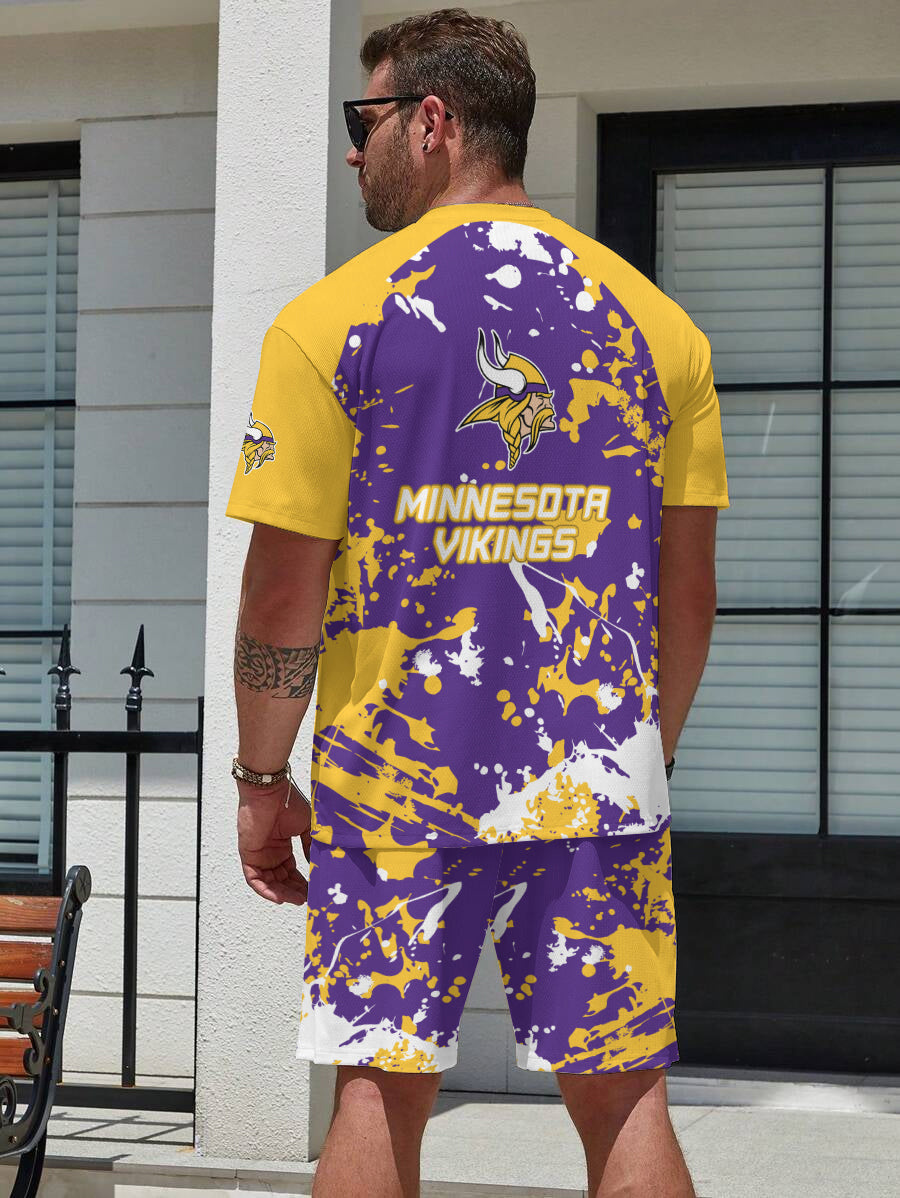 Minnesota Vikings Limited Edition Top And Shorts Two-Piece Suits