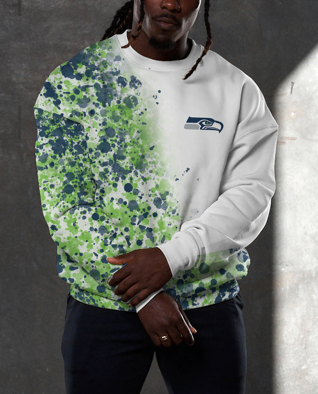 Seattle Seahawks 3D Limited Edition Crew Neck sweatshirt