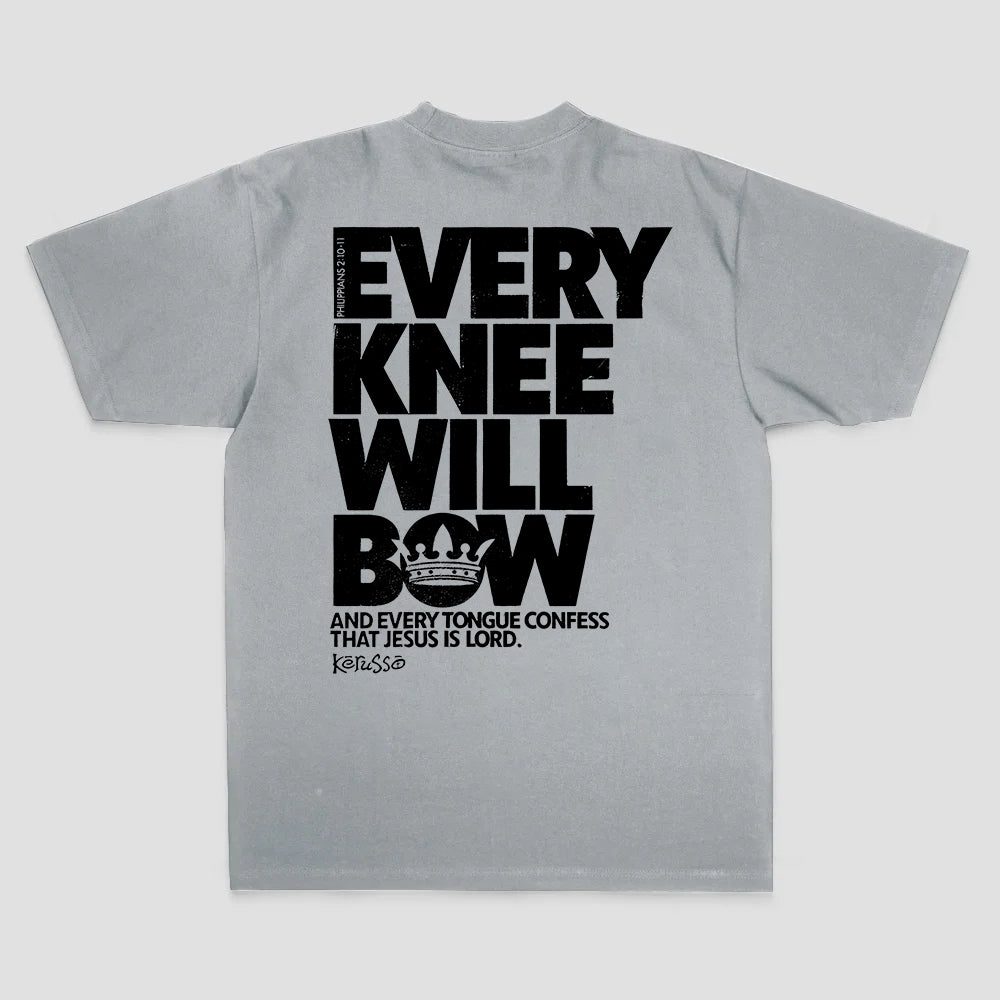 Every Knee Will Bow Printed Men's T-Shirt