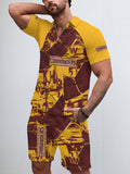 Washington Commanders Limited Edition ZIP Polo Shirt And Shorts Two-Piece Suits