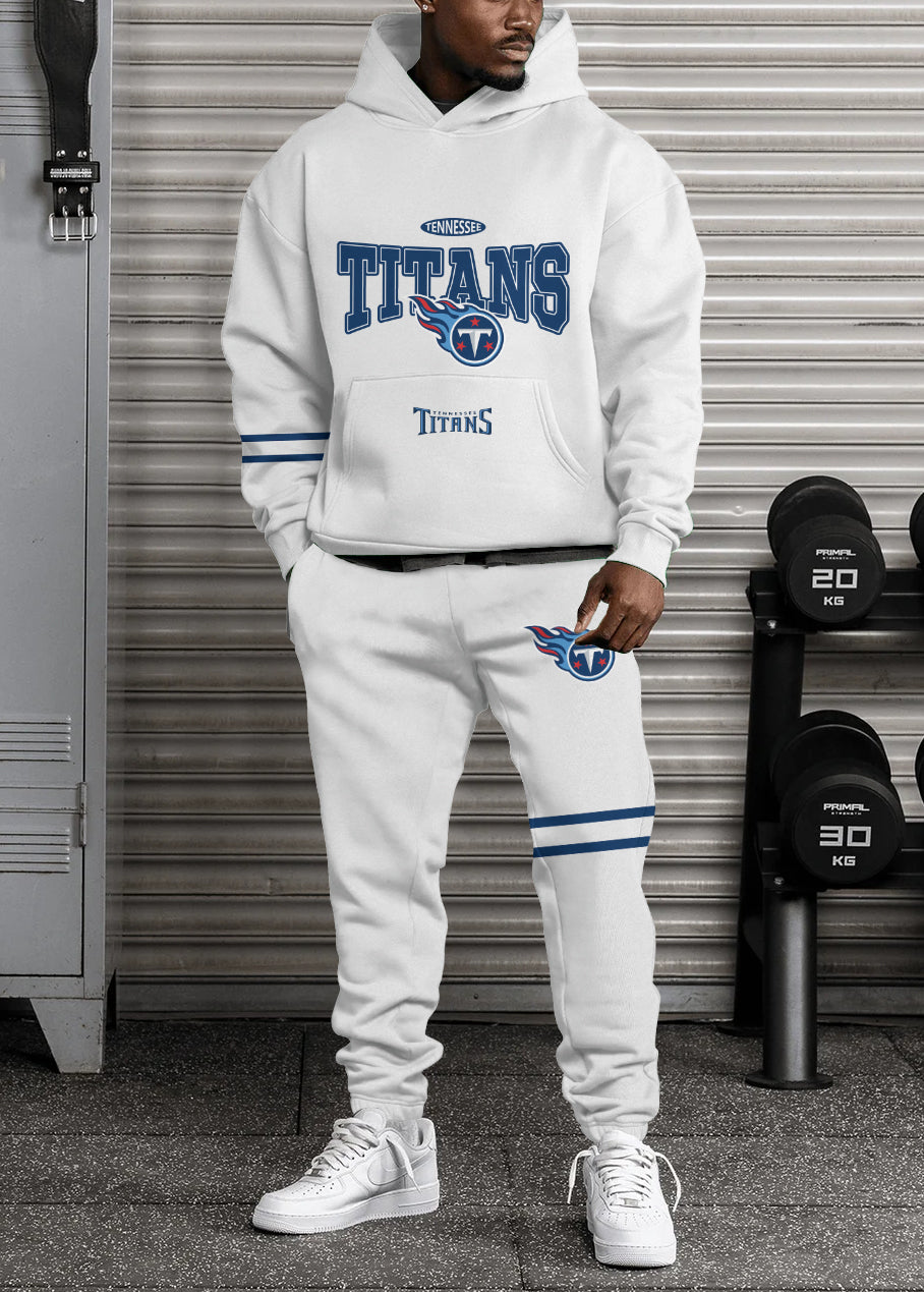 Tennessee Titans 3D Printed Pullover Hoodie And Sweatpant 2pcs Tracksuits