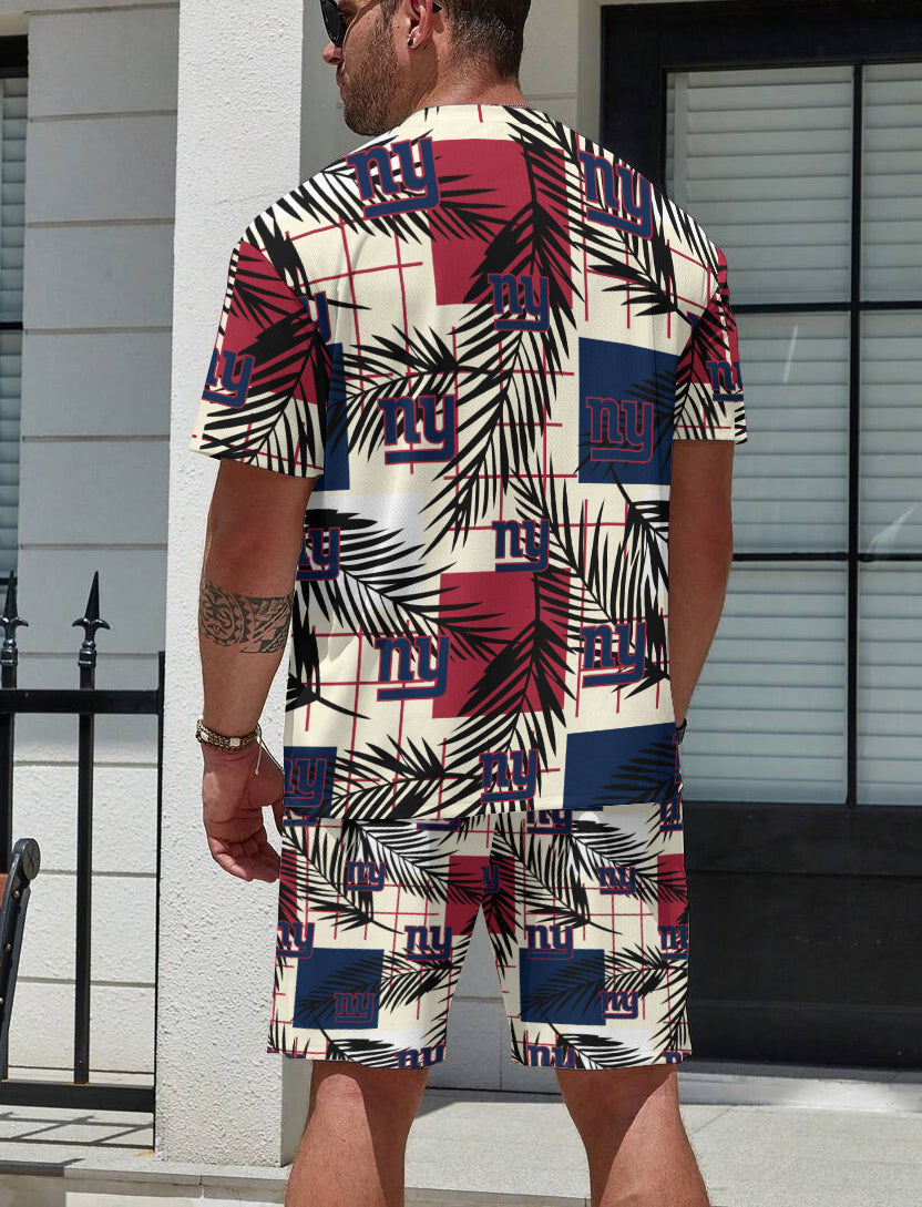 New York Giants Limited Edition Top And Shorts Two-Piece Suits