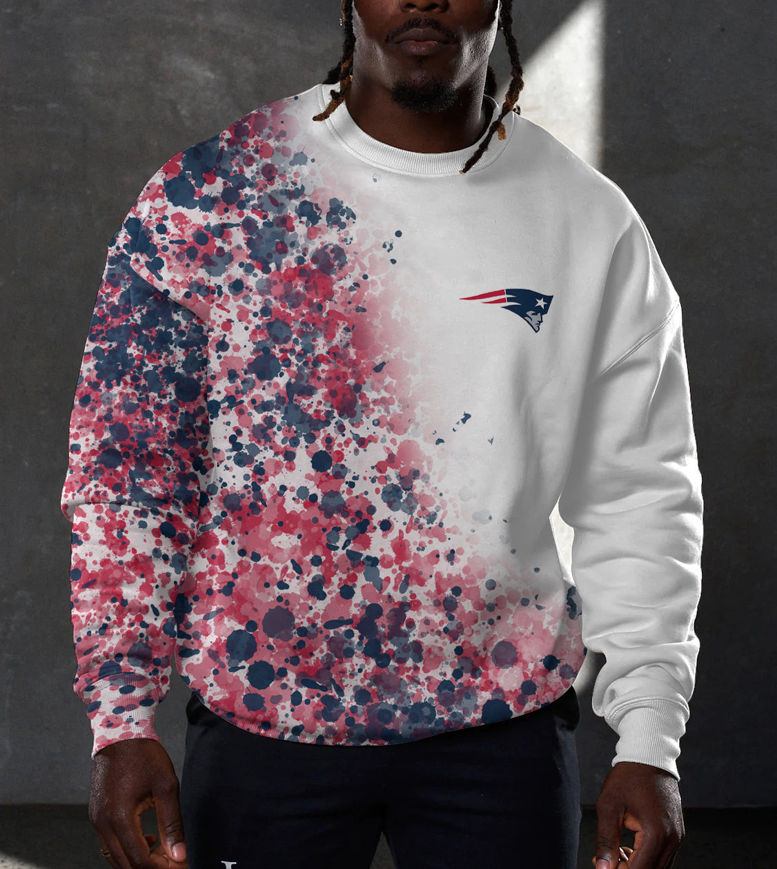 New England Patriots 3D Limited Edition Crew Neck sweatshirt