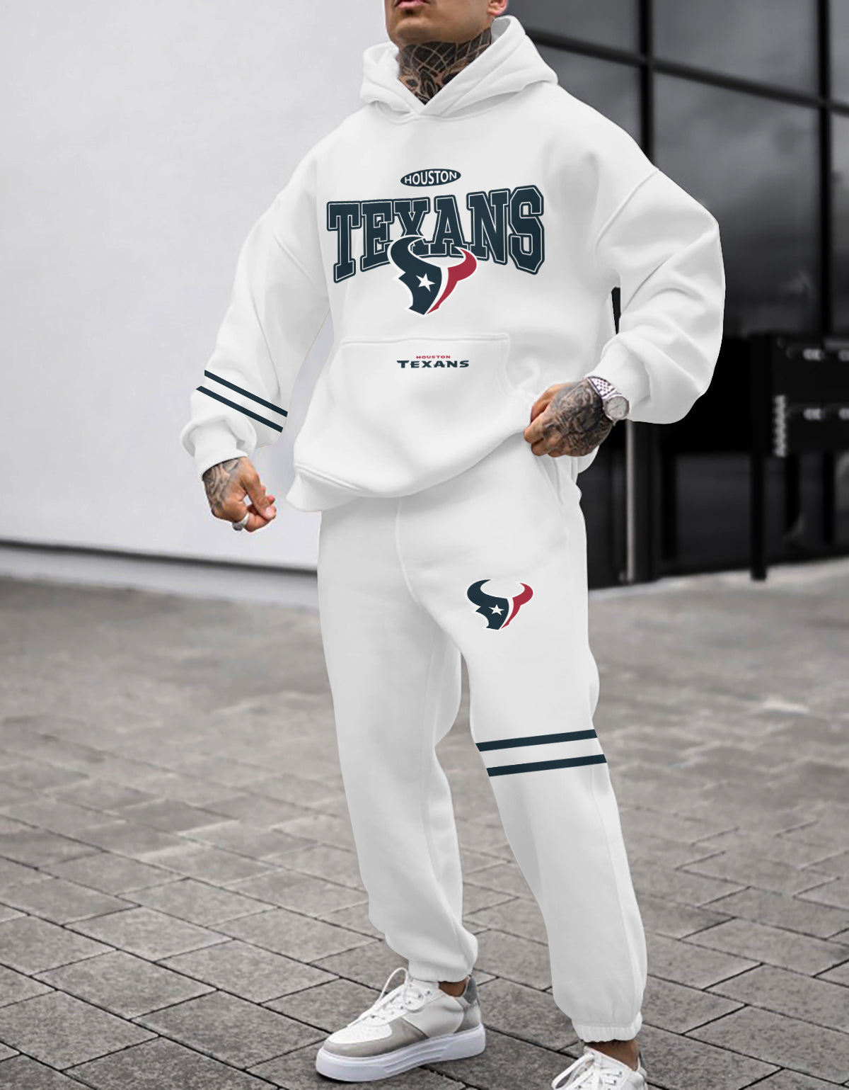 Houston Texans 3D Printed Pullover Hoodie And Sweatpant 2pcs Tracksuits