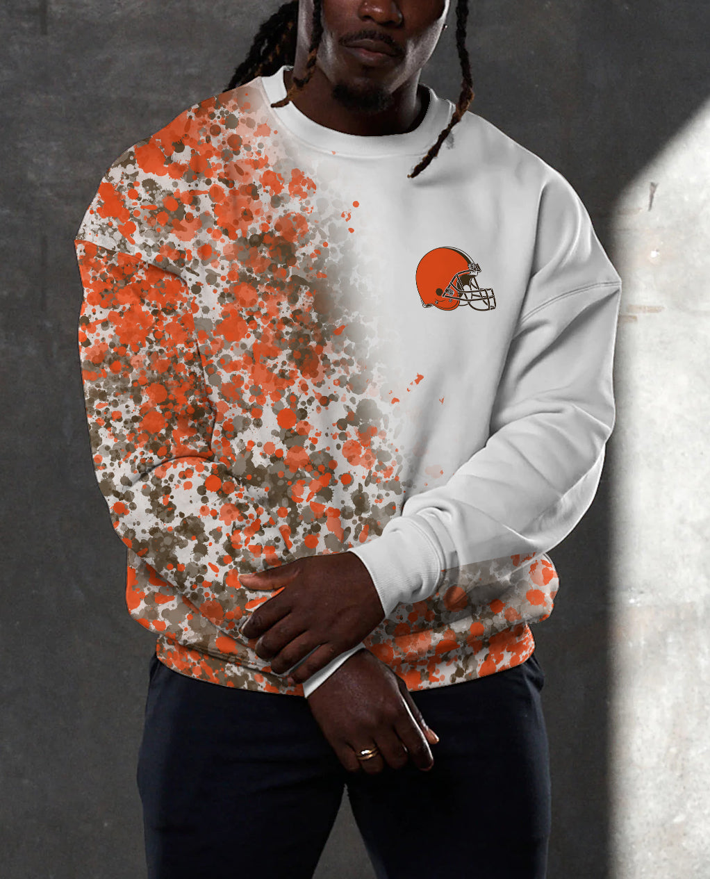 Cleveland Browns 3D Limited Edition Crew Neck sweatshirt