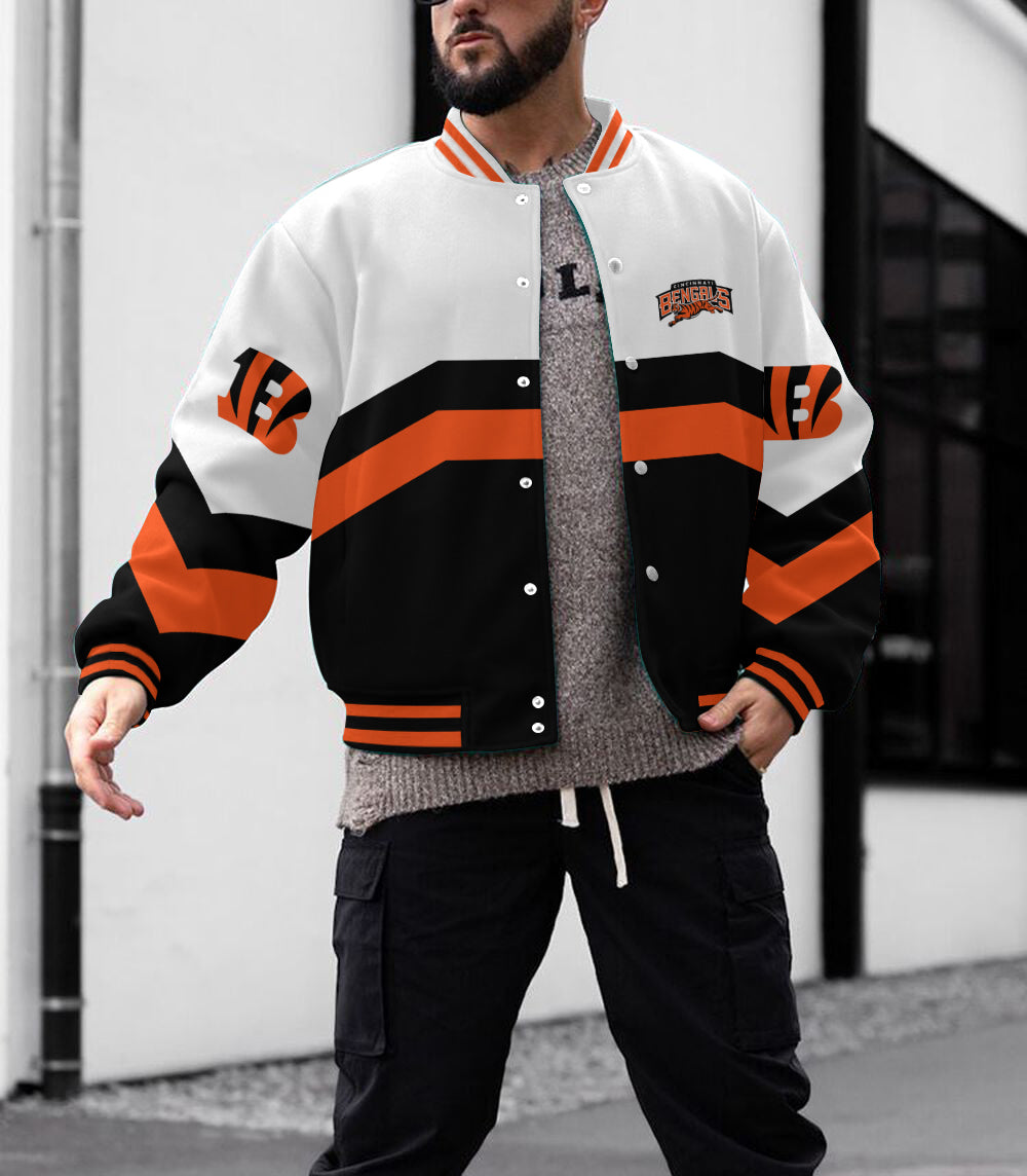 Cincinnati Bengals Men's Limited Edition Full-Snap Casual Jacket