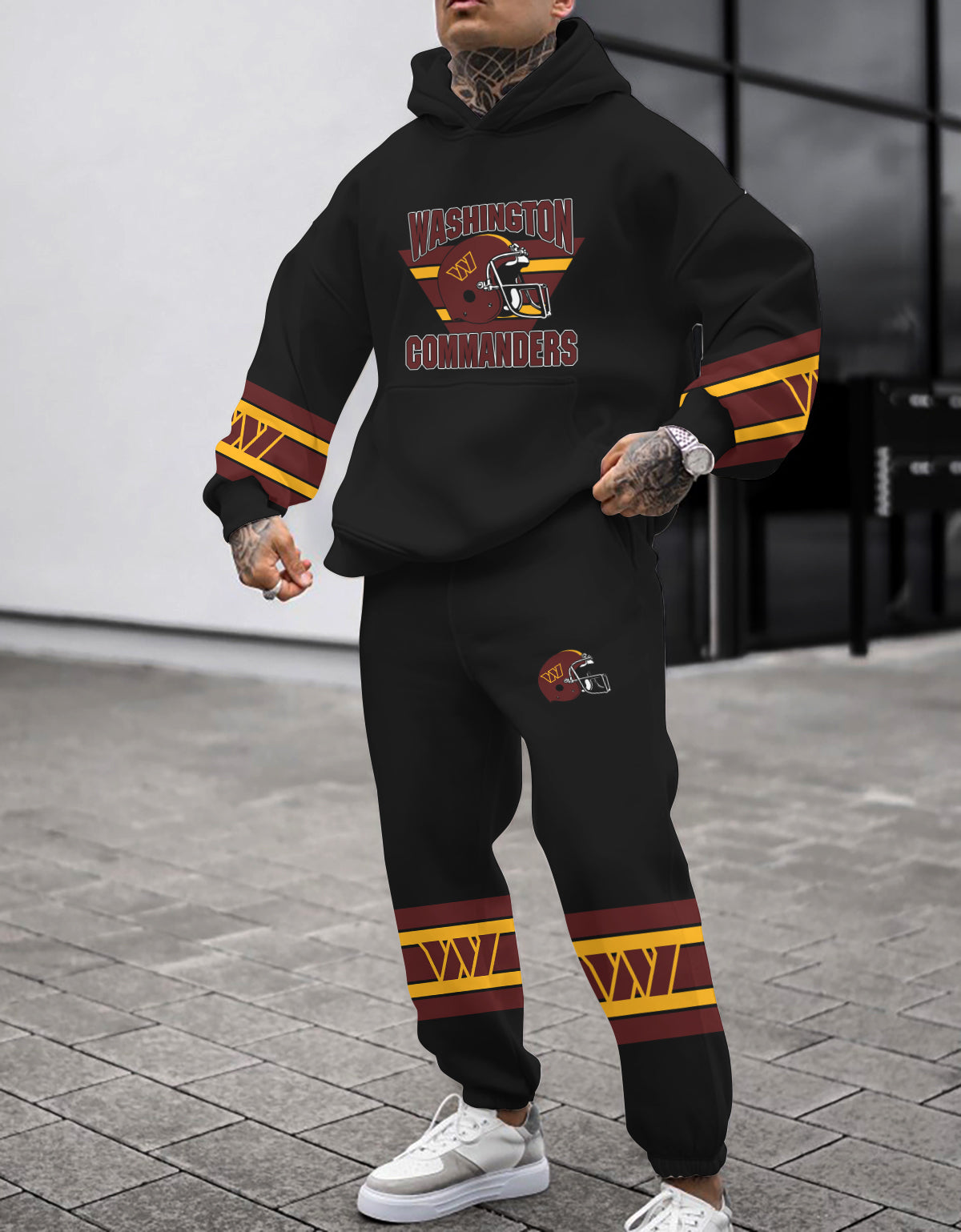 Washington Commanders 3D Printed Pullover Hoodie And Sweatpant 2pcs Tracksuits